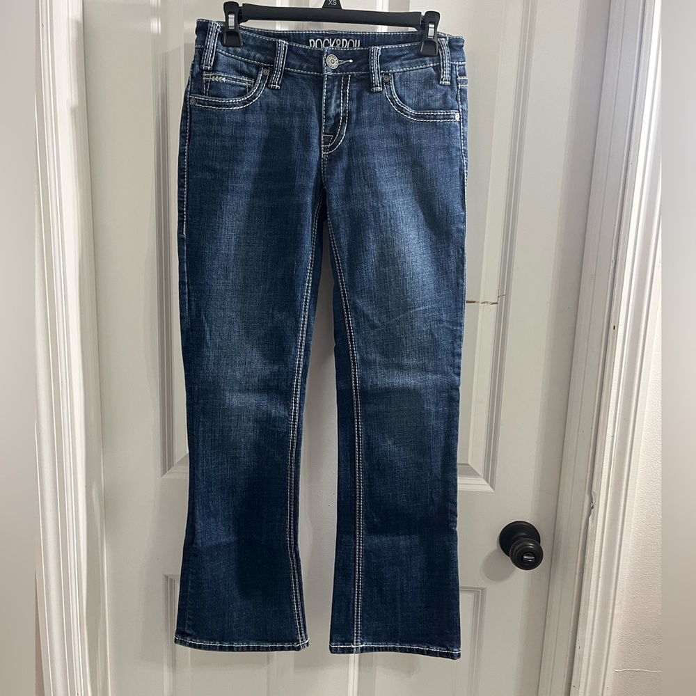 Rock & Roll Women's low rise  Boot Cut Jeans